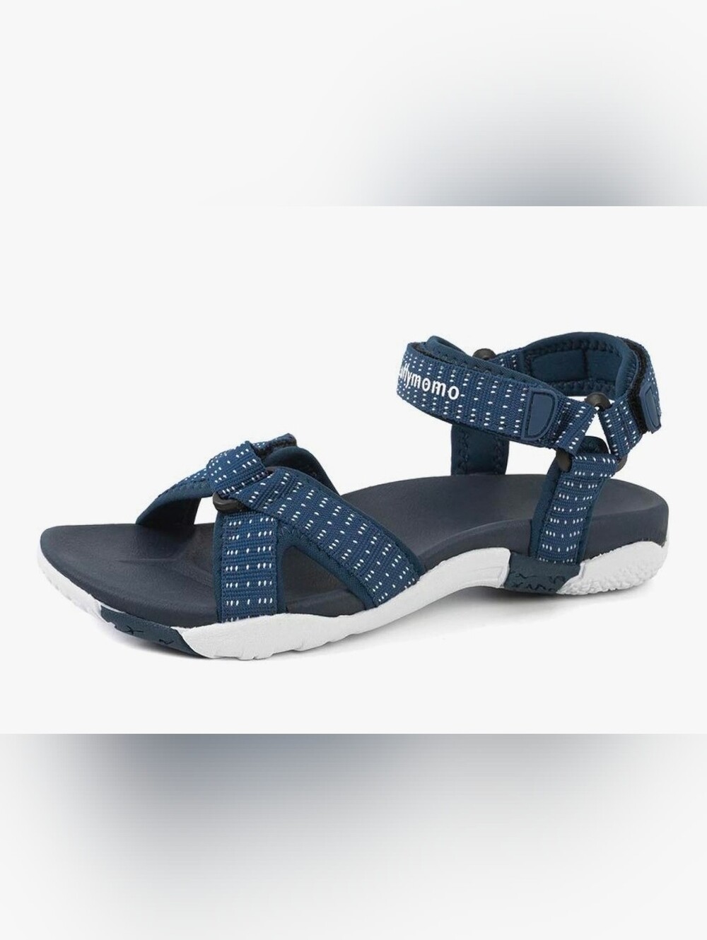 Women's Blue Strappy Outdoor Sandals Lightweight Hiking Walking